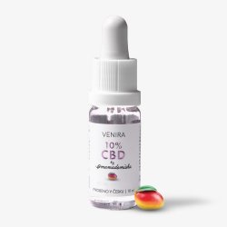 Venira CBD 10% olej by @mamadomisha s mangovou příchutí, 10 ml