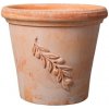 Květináč a truhlík Deroma Olive Květináč Cilindro 30 cm 25 cm keramika terakota