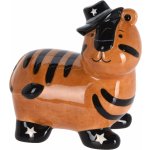 H&L Dětská keramická pokladnička Tygroranžová 554888440 – Hledejceny.cz