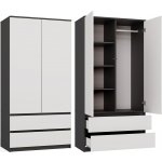 TP Living Malwa SS 90 cm antracit / bílá – Zboží Dáma