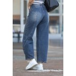 Re-dress jeans Balónové džíny SMOKEY R8086-1 Modrá – Zboží Dáma