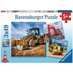 Ravensburger Velká nákladní vozidla 3 x 49 dílků – Sleviste.cz
