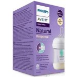 Avent láhev Natural Response průhledná dudlík s ventilem AirFree 1 ks 125 ml – Hledejceny.cz