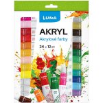 Luma Barvy akrylové sada 24 barev 12ml – Zboží Dáma