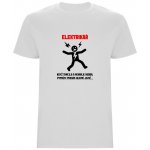 Pánské tričko PRO ELEKTRIKÁŘE bílá – Zboží Dáma