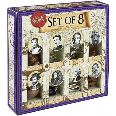 Professor Puzzle Great Minds: Slavní muži 8v1 – Hledejceny.cz