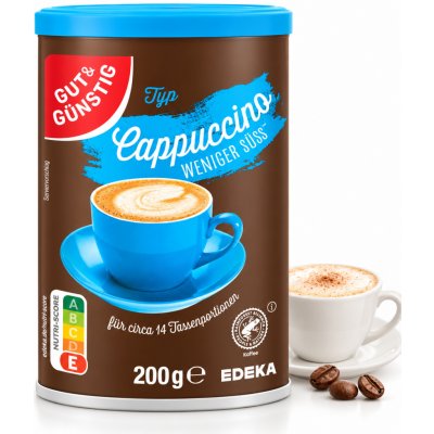 G&G CAPPUCCINO - méně sladké 200 g – Hledejceny.cz