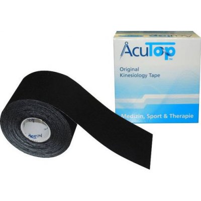 AcuTop kineziologický tejp černá 5 cm x 5 m – Sleviste.cz