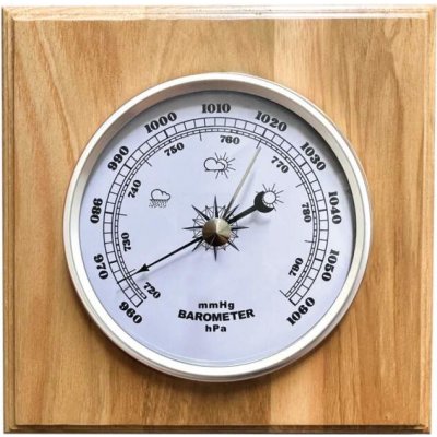 JVD Dřevěný hranatý barometr JVD BA230/68 – Sleviste.cz