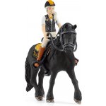 SCHLEICH Horse Club® 42437 Box pro koně s Tori a Princess – Zboží Mobilmania