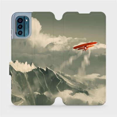 Mobiwear - Nokia G21 / Nokia G11 - MA03P Oranžové letadlo v horách – Sleviste.cz