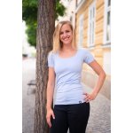 Bobánek těhotenské tričko krátký rukáv světle modré – Sleviste.cz