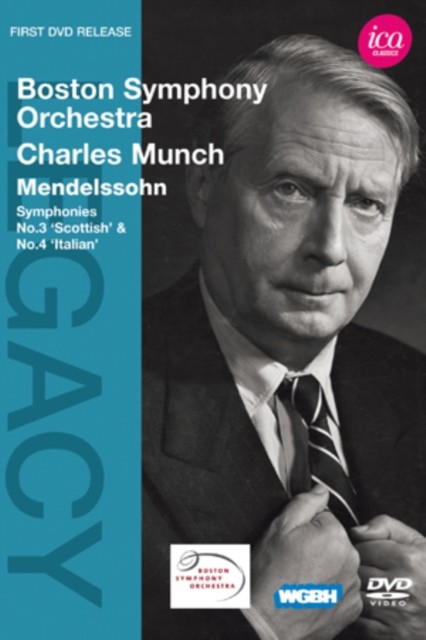 Charles Munch: Mendelssohn Symphonies Nos. 3 and 4 DVD