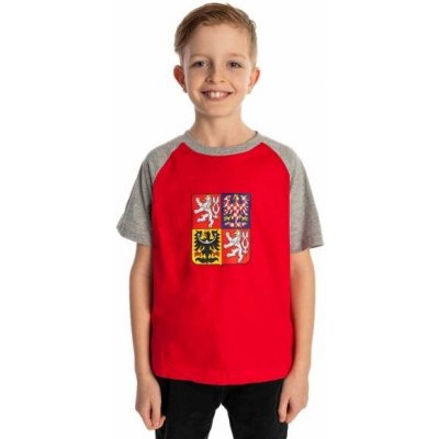 Kappa logo CAFY ČR jr dětské triko červená – Hledejceny.cz