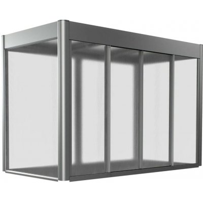 Biohort Skleník Florentina pro vyvýš.záhon 2 x 1 m křemenově šedé – Hledejceny.cz