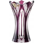 Bohemia Crystal Broušená váza Lotos 155mm - fialová – Hledejceny.cz