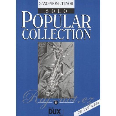 POPULAR COLLECTION 8 solo book tenorový saxofon
