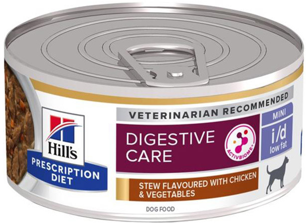 Hill’s Prescription Diet Adult Dog I/D Low Fat Digestive Care Stew Chicken & Vegetables 156 g