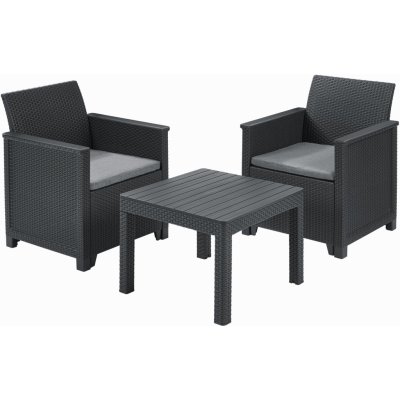 KETER ELODIE Set balkonový, grafit/šedá 17209482 – Sleviste.cz