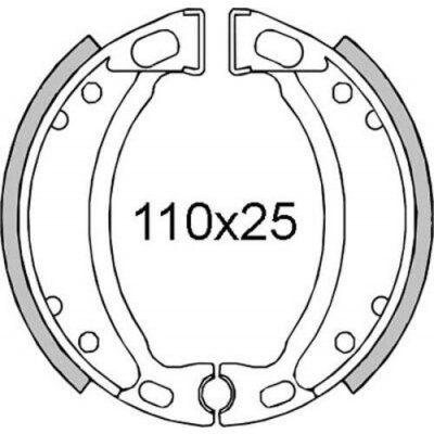 RMS Brzdové pakny 110x25 RMS 225120061 | Zboží Auto