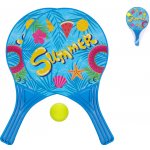 Pálky plážové 37,5 cm modré 2 ks s míčkem 4 cm – Zboží Živě