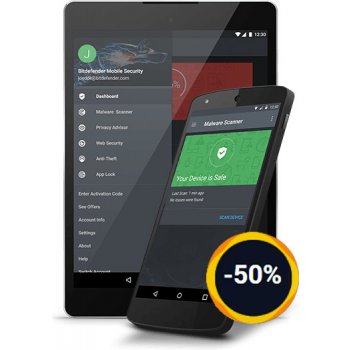 Bitdefender Mobile Security for Android 2018 1 lic. 1 rok elektronicky (DL11311001-EN)