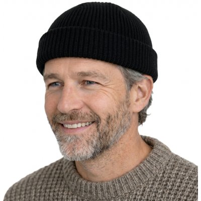 Fiebig Headwear since 1903 Vlněná šedá čepice Docker čepice zimní vlněná čepice – Hledejceny.cz