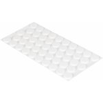 Walteco Filcové podložky, průměr 20mm, samolepící, bílé, 48 ks , 85062 – Zboží Mobilmania
