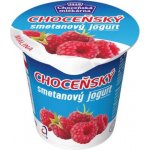 Choceňská mlékárna Choceňský smetanový jogurt malina 150 g – Zboží Dáma