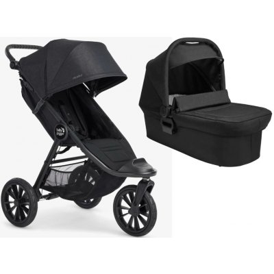 BabyJogger CITY ELITE 2 set 2v1 +korba OPULENT BLACK nafukovací kola 2022 – Zboží Dáma
