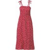 Dámské šaty Esmara dámské midi šaty červená
