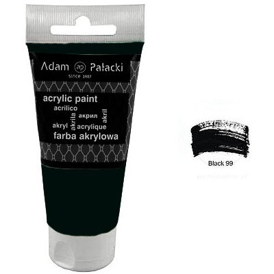 Akrylová barva Adam Palacki 75 ml Black