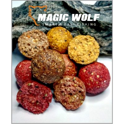 Magic Wolf ZAKRMOVACÍ BOILIES 5kg 24mm KRAB – Zboží Mobilmania