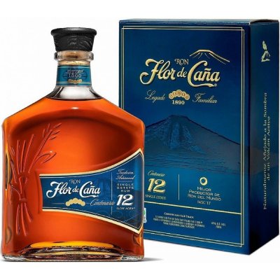 Flor de Caña Centenario 12y 40% 0,7 l (karton) – Zboží Dáma