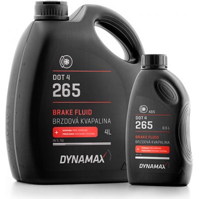 DYNAMAX 265 Brzdová kapalina DOT 4 4 l | Zboží Auto