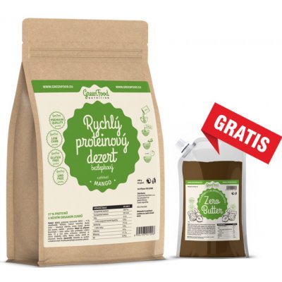 GreenFood Nutrition Rychlý proteinový puding bezlepkový vanilka 400 g – Sleviste.cz
