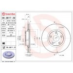 BREMBO brzdový kotouč 09.9817.31