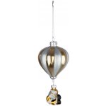 Gilde Vánoční ozdoba Balloon Santa Santa, 14,5 cm – Hledejceny.cz