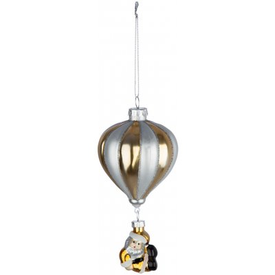 Gilde Vánoční ozdoba Balloon Santa Santa, 14,5 cm – Hledejceny.cz
