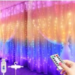 BERGE LED světelný závěs 3x2,8m multicolor – Hledejceny.cz