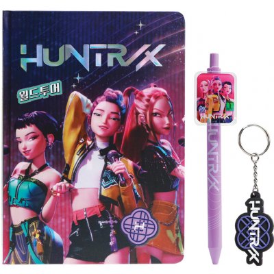 Přívěsek na klíče Kpop Demon Hunters dárkový set (blok pero Huntrix) DPL6 – Hledejceny.cz