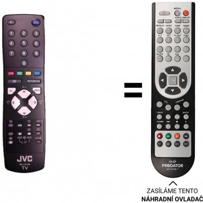 Dálkový ovladač Predátor JVC RM-C1514, RM-C1512 – Zboží Živě