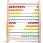 Woody Dřevěné počítadlo 100 kuliček červená 26 cm – Sleviste.cz