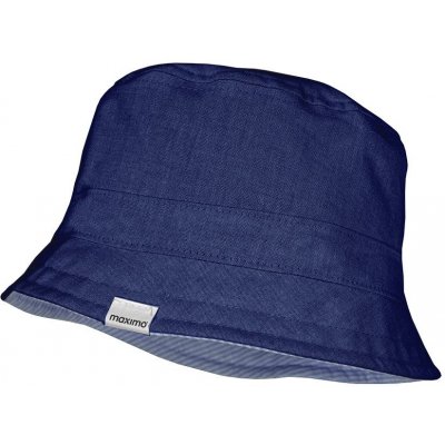 Maimo Mini Fisher Hat Stripes jeansmeliert/cerulean streifen – Zboží Dáma