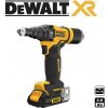 Kleště montážní DCF403D2GT Aku nýtovací kleště 18V 2x 2,0Ah Li-Ion, 4,8mm, kufr TStak, DeWALT