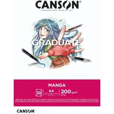 Canson Graduate Manga lep. A4 30l 200g – Hledejceny.cz