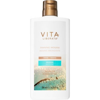 Vita Liberata Tanning Mousse Tinted tónovací pěna na obličej odstín Medium 200 ml