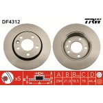 Brzdový kotouč TRW DF4312 | Zboží Auto