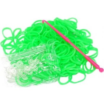 Loom Bands gumičky neonové zelené 180ks