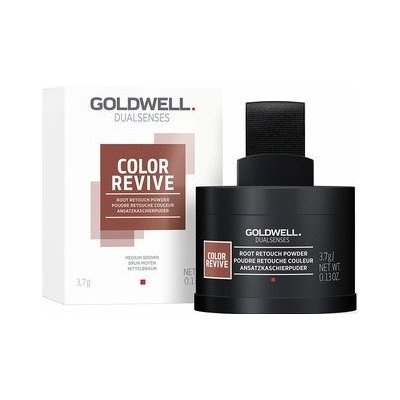 Goldwell Color Revive Root Retouch Powder Medium Brown Středně hnědá 3,7 g